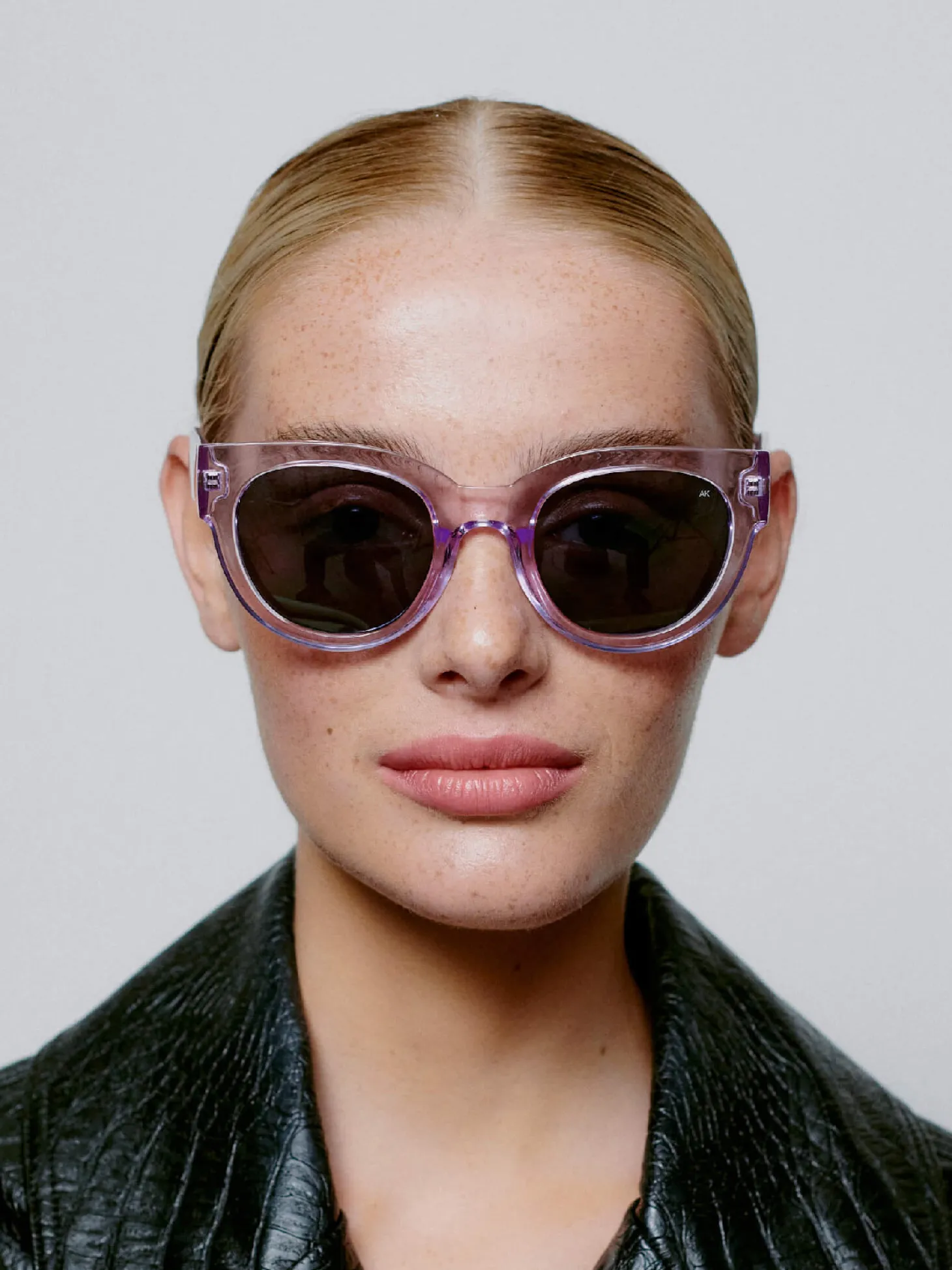 A.Kjaerbede Zonnebril Lilly Lavender Transparent Cheap